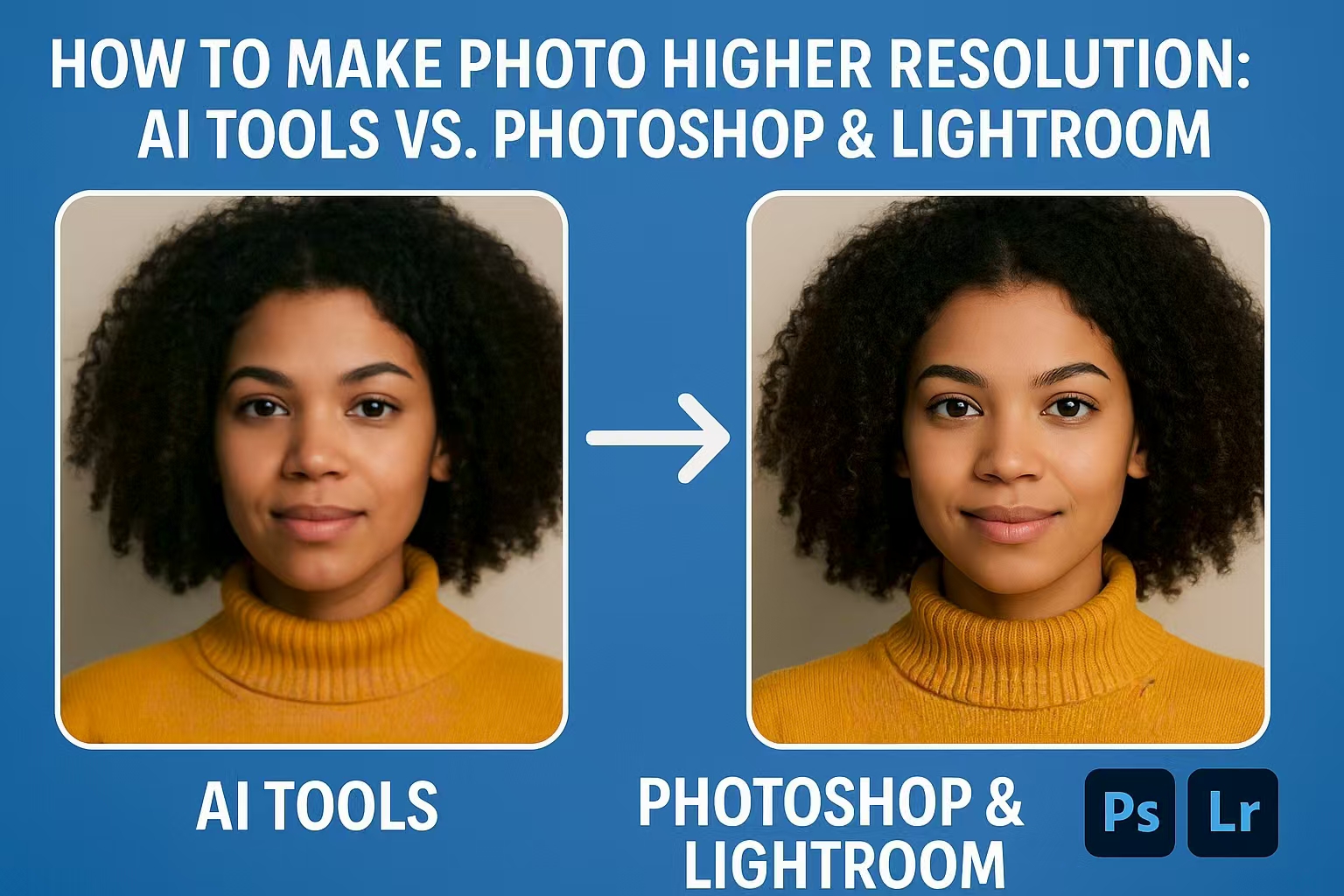 how to make photo higher resolution