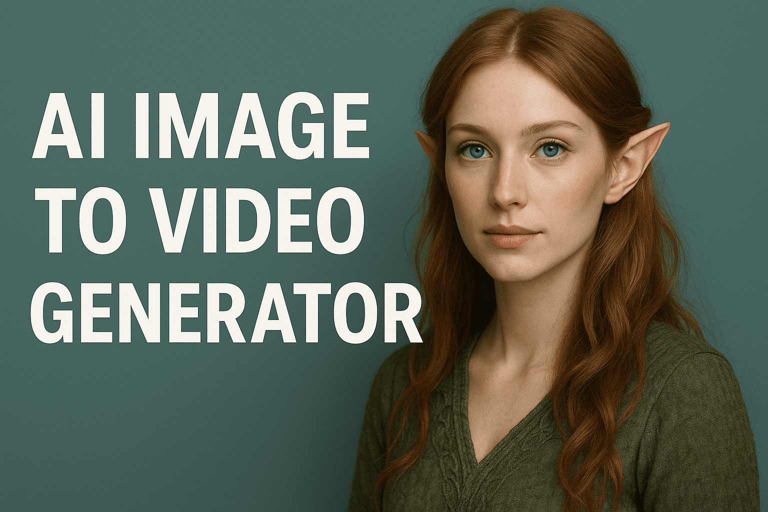 AI image to video generator to create deep fake figure