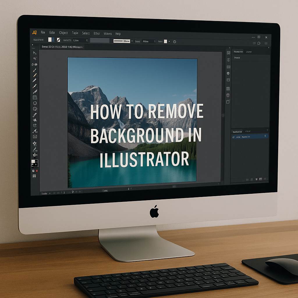 remove background in illustrator​