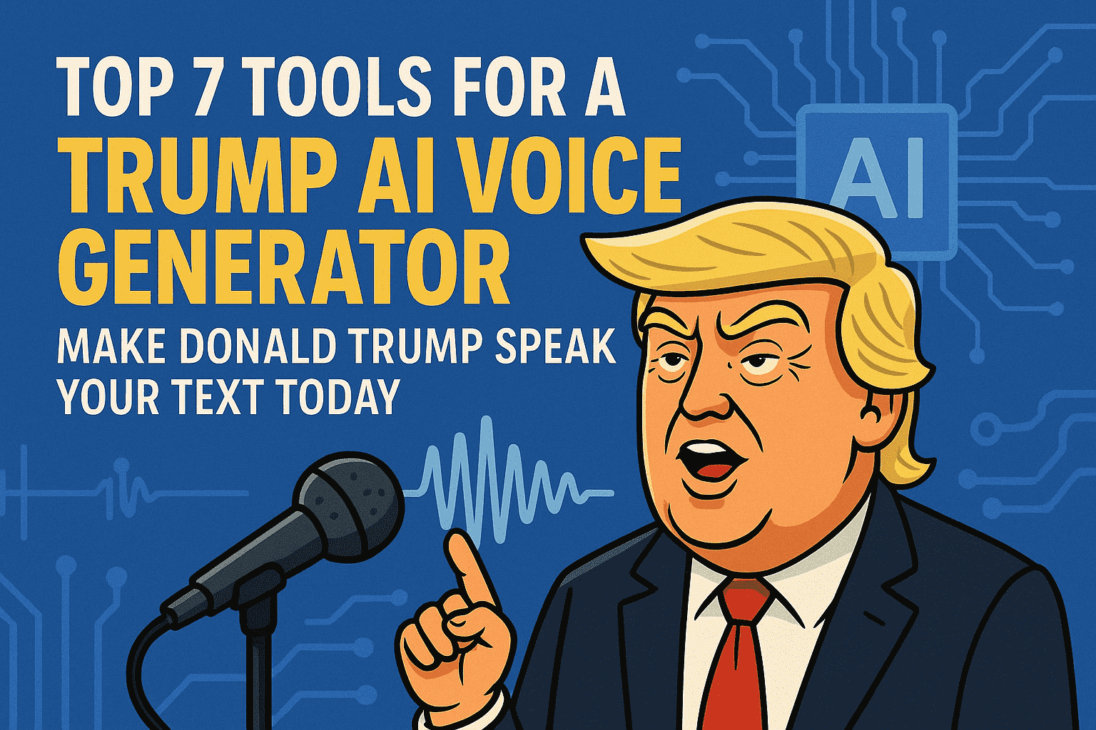 Top 7 Tools for a Trump AI Voice Generator: Make Donald Trump Speak Your Text Today