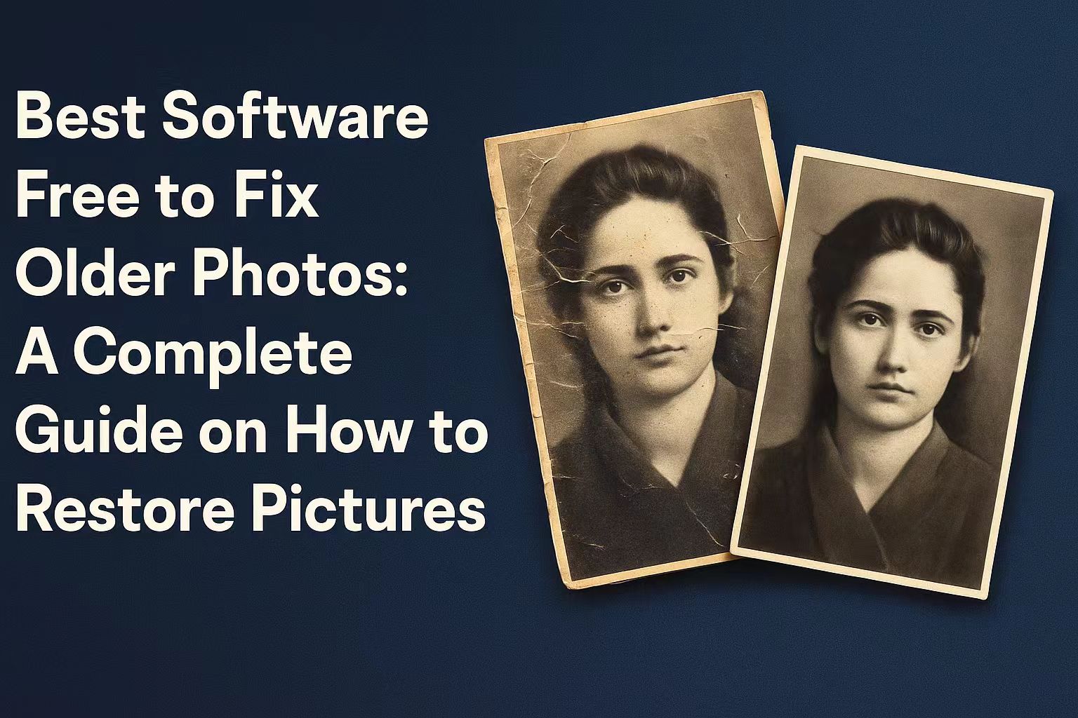 Best Software Free to Fix Older Photos: A Complete Guide on How to Choose Tools to Restore Pictures