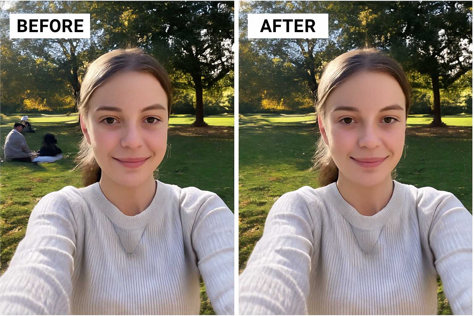 how to remove people from pictures