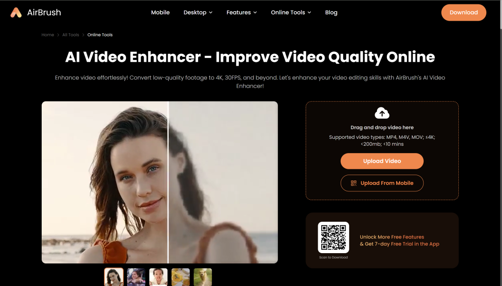 AirBrush AI Video Enhancer