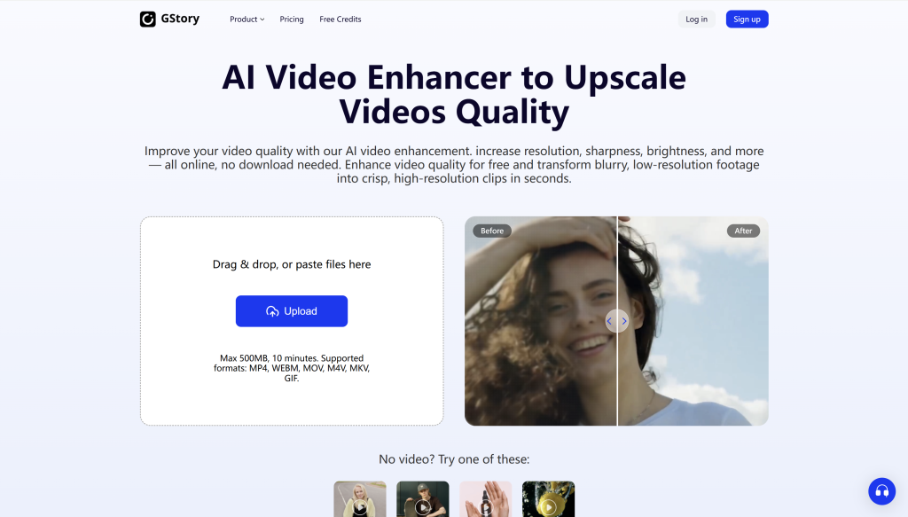 GStory Video Enhancer