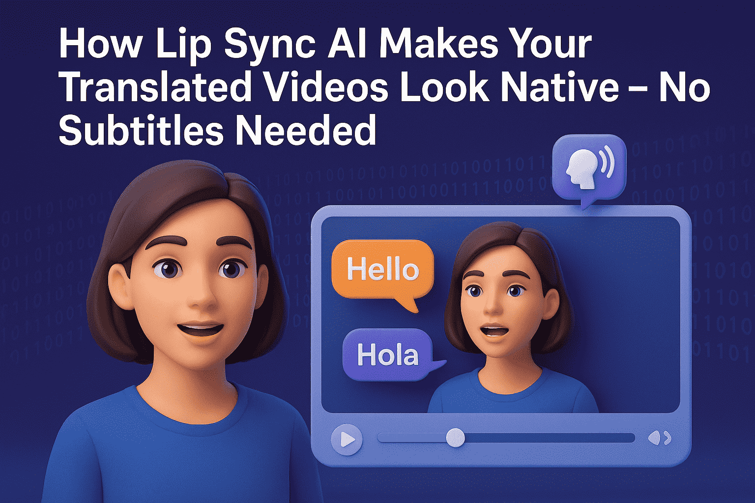 How Lip Sync AI Makes Your Translated Videos Look Native – No Subtitles Needed