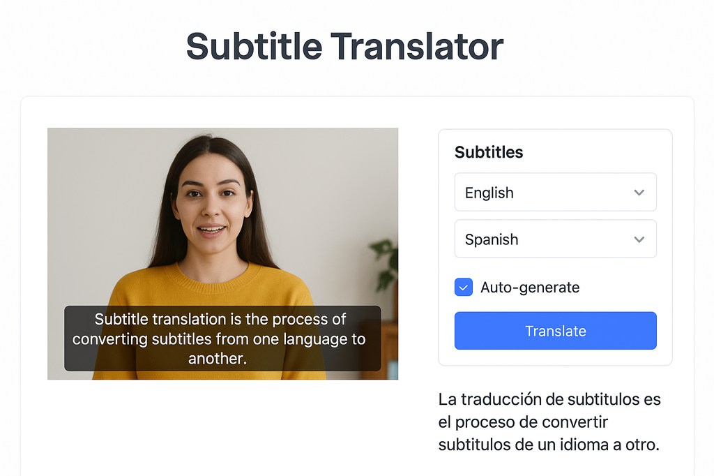 Top 7 Subtitle Translate Tools Online (Free & Accurate in 2025)
