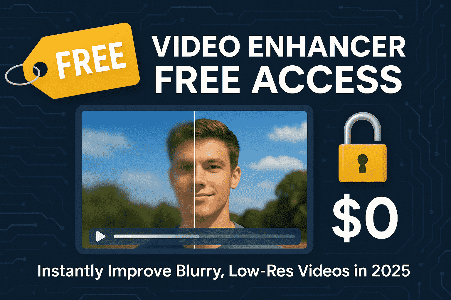 Video Enhancer Free Access: Instantly Improve Blurry, Low-Res Videos in 2025