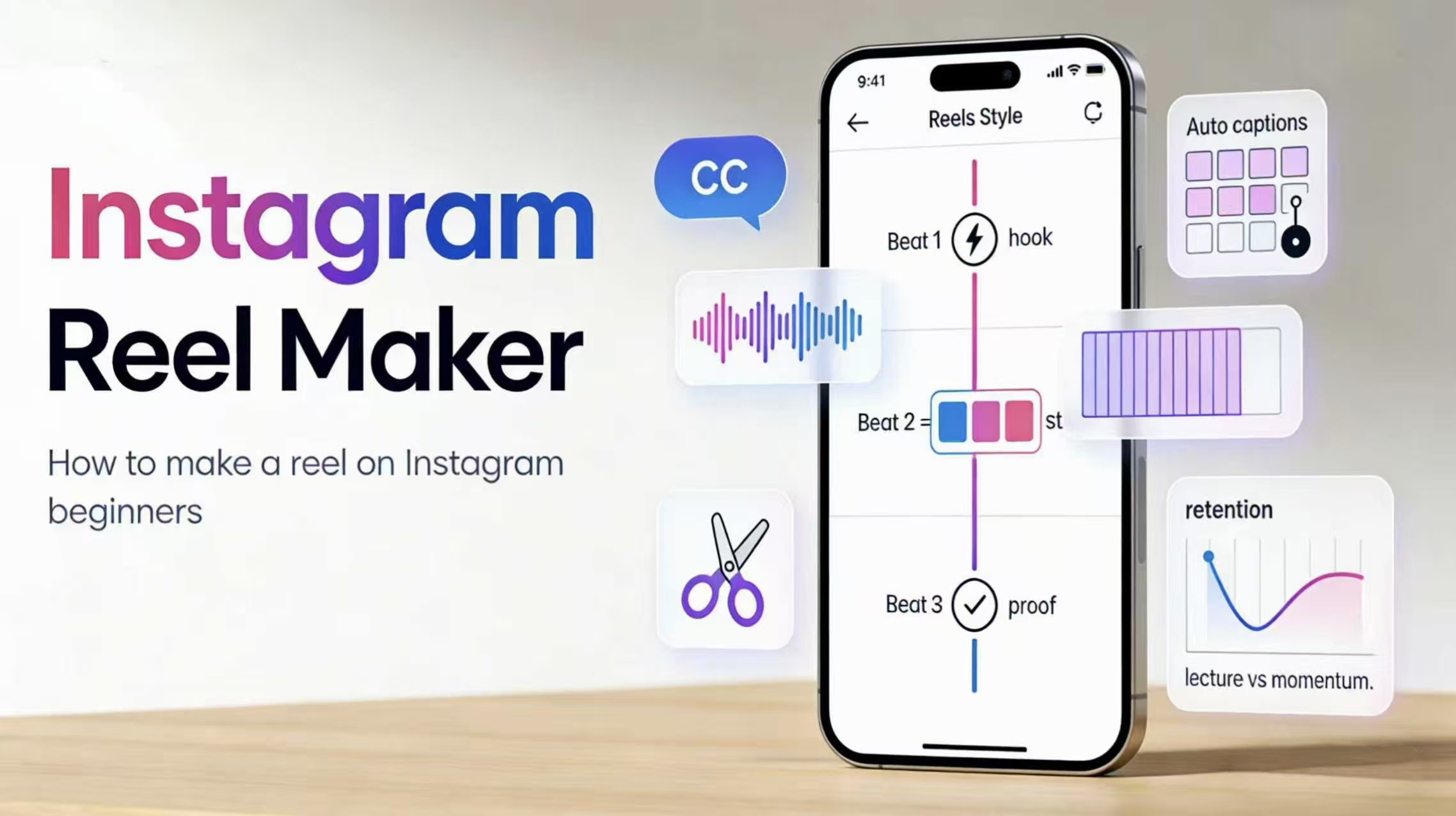 Instagram Reel Maker for nybegynnere: Hvordan lage Instagram Reels raskt, image size:2276x1276
