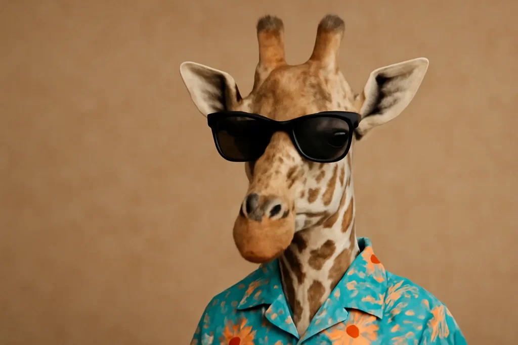 A Giraffe in Sunglasses