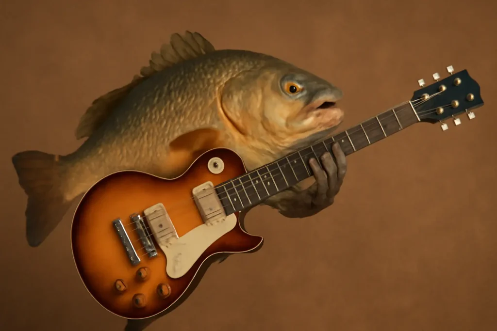 A Fish Playing Guitar