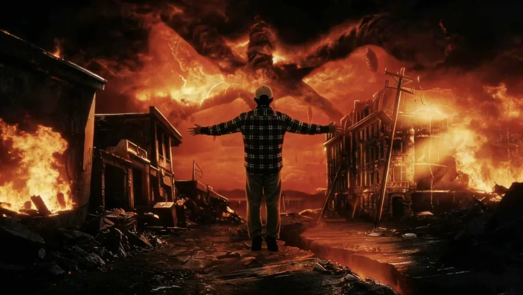 Floating Upside Down selfie