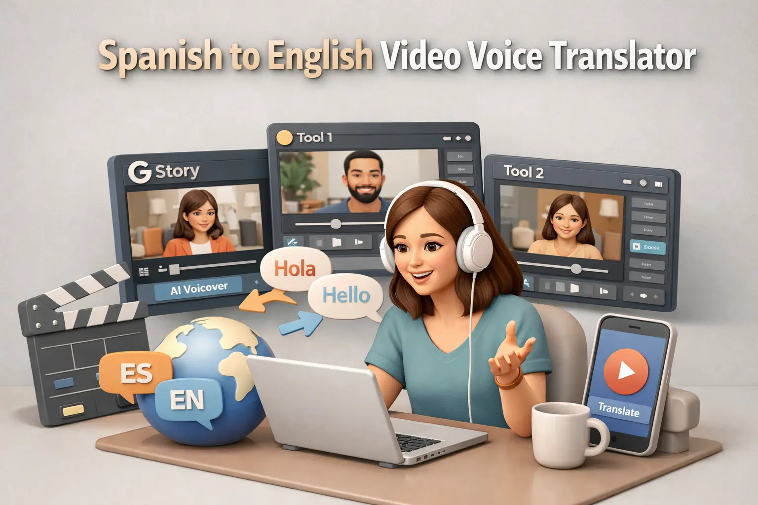 Spanish to English Translator Voice