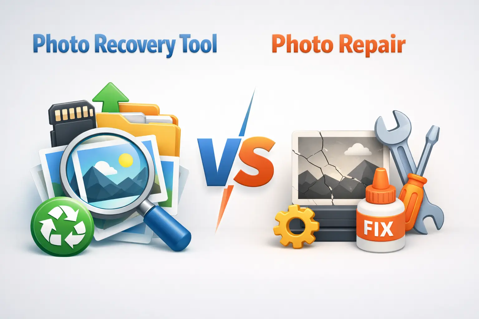 Photo Recovery Tool vs Photo Repair: Which Solution Do You Actually Need?