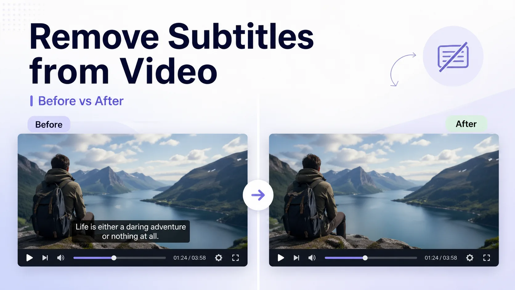 Remove Subtitles from Video