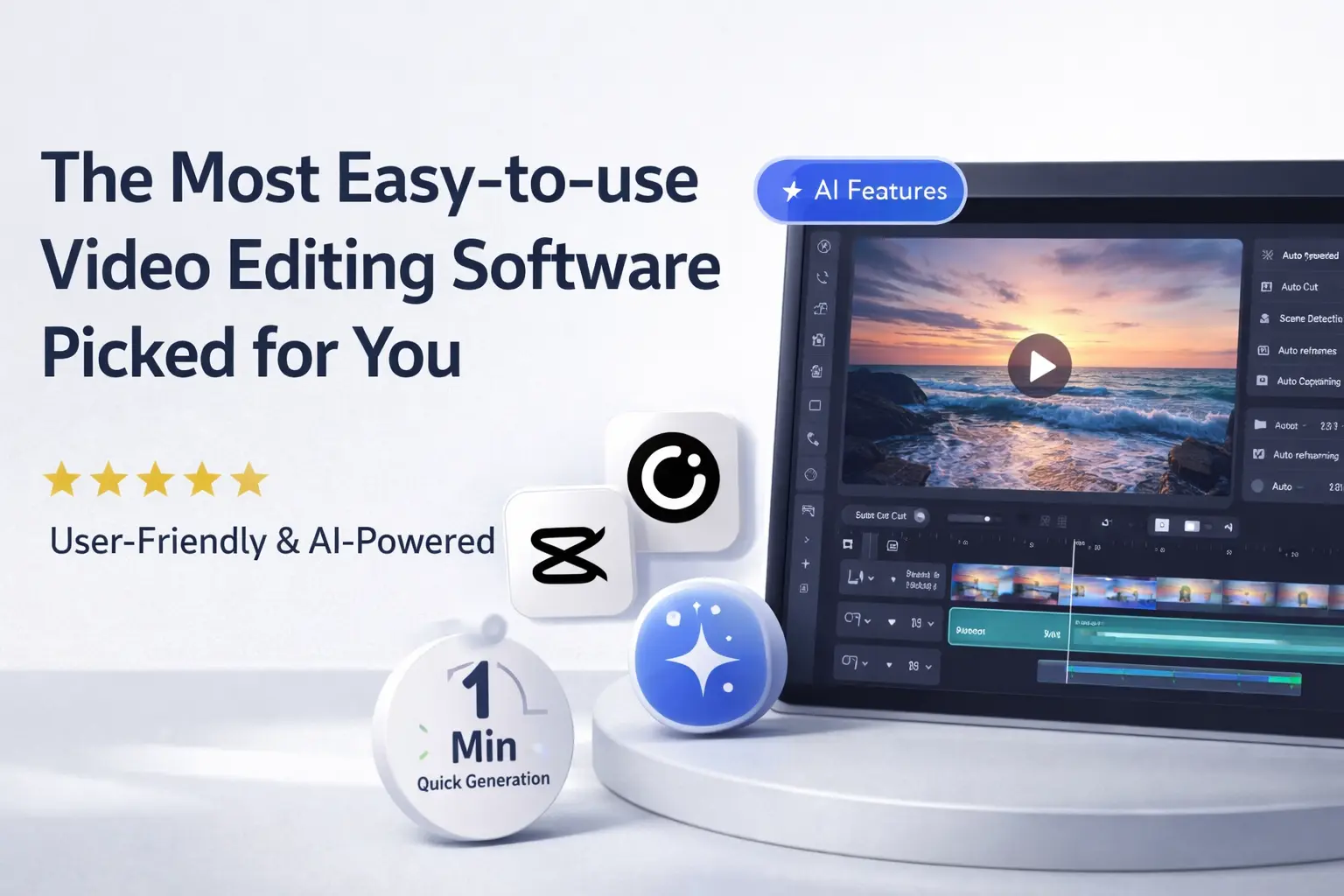 The Most Easy-to-use Video Editing Software Picked for You