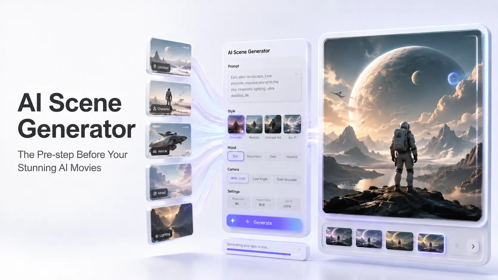 AI scene generator